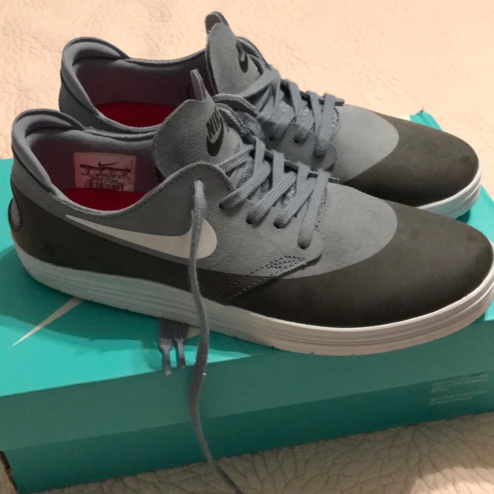 Nike SB Lunar Oneshot Magnet Grey men’s 8  shoe runs small